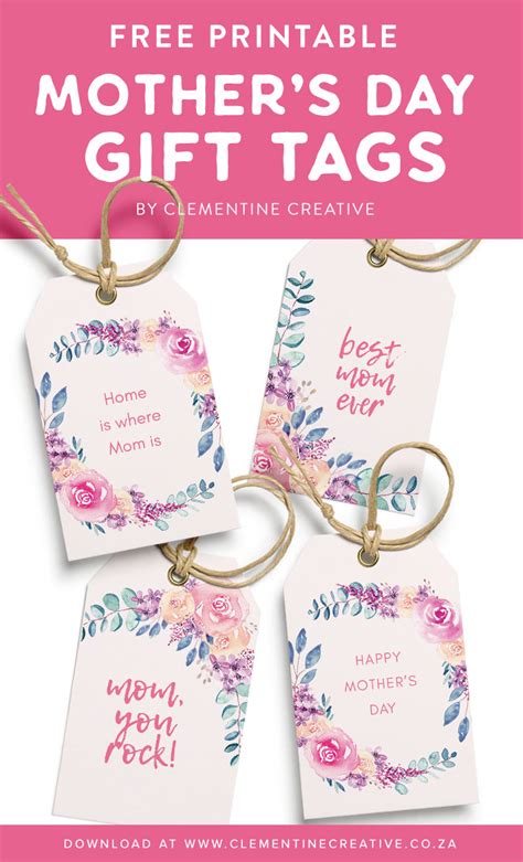 Mothers Day Gift Tag Printable